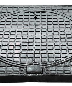 Nắp hố ga khung dương nắp tròn